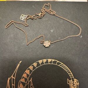 Kendra Scott Gold Drusy Necklace